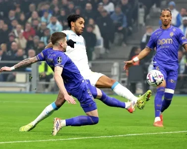 Ligue 1&nbsp;: Aubameyang muet, l’OM freiné dans son élan par Monaco