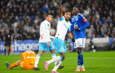 Ligue 1 : Aubameyang buteur décisif dans la victoire de l’OM face à Strasbourg
